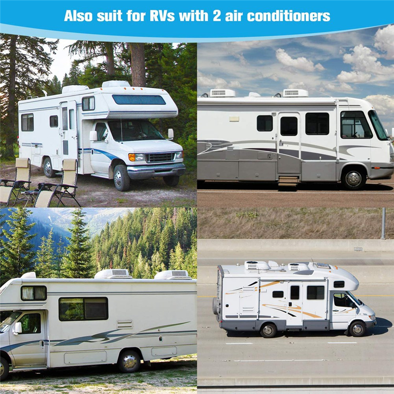 A/C Conditioner Grille Rv Air Conditioner Filters Duo-Package Ducted Air Filter Cover for Dometic 3104928.019, RV Camper Replacement Parts. 