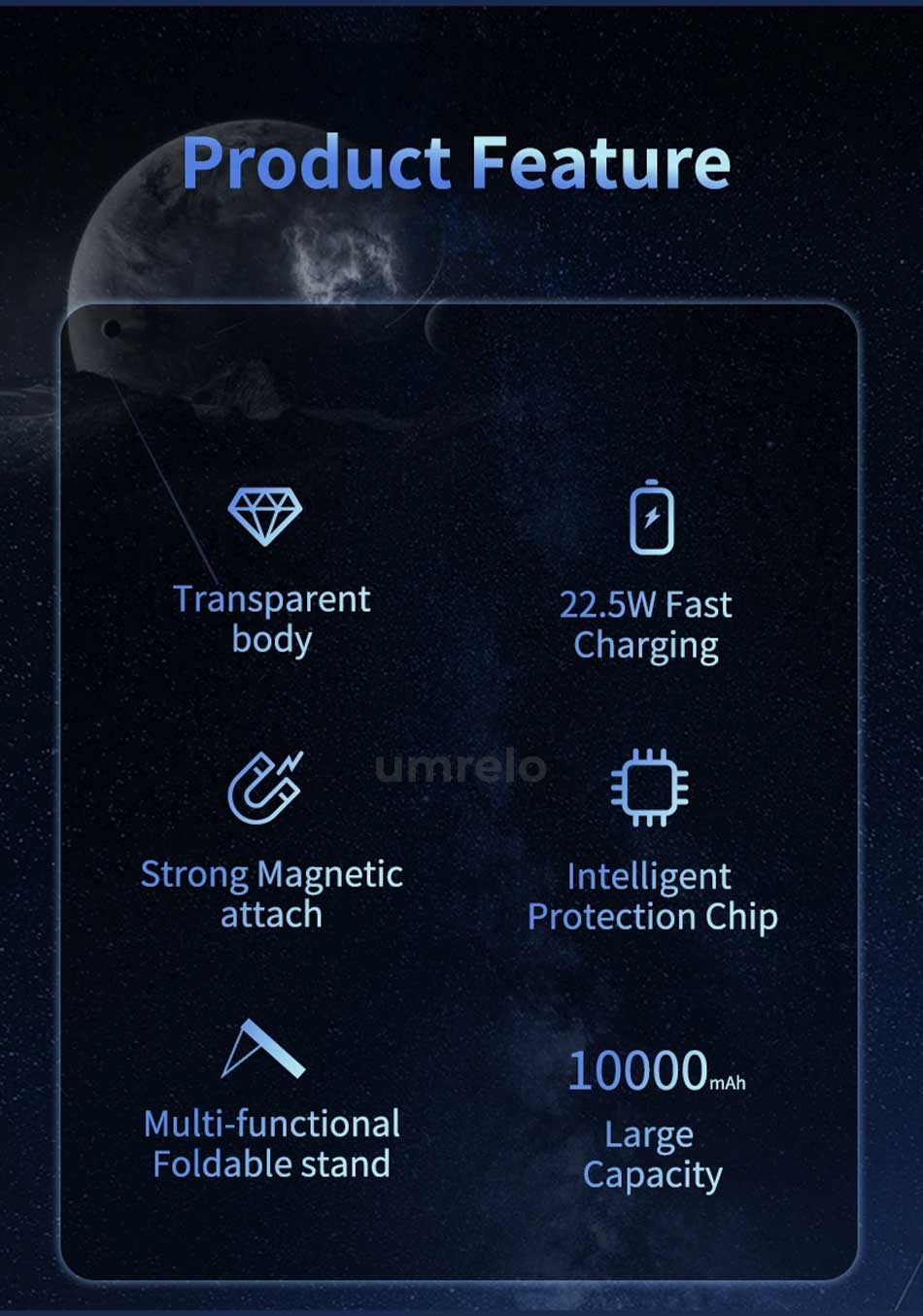 WiWU JC 21 10000mAh 22.5W Magnetic Power Bank 5