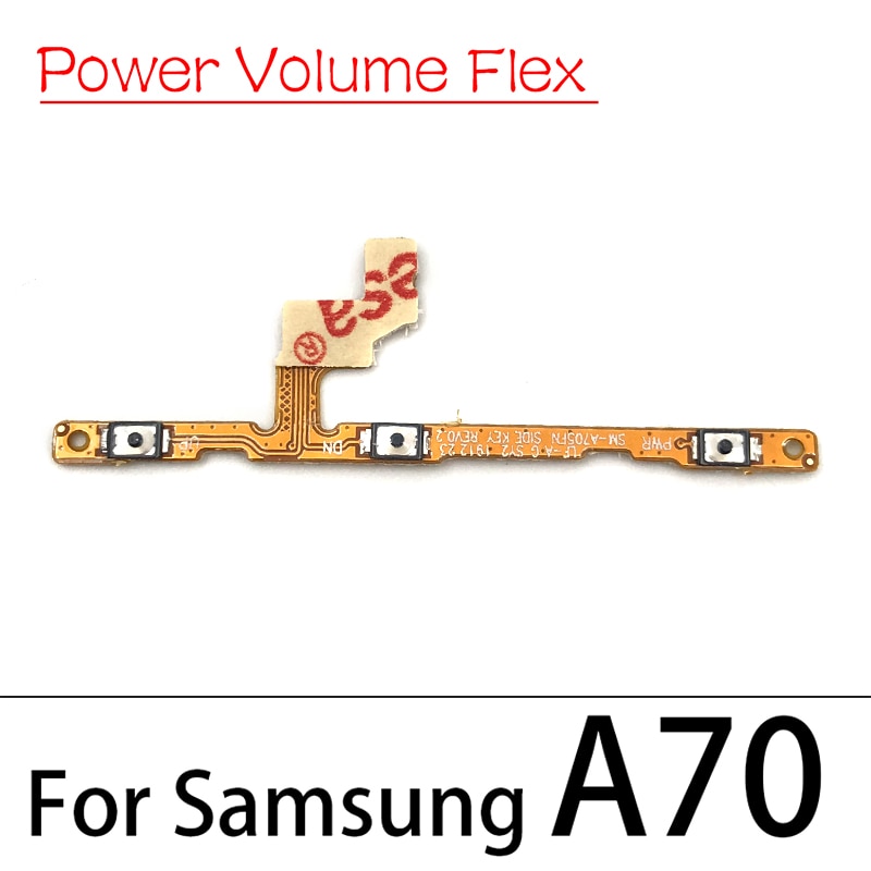 Volume Power Switch On Off Button Key Flex For Samsung A10 A20 A30 A40 A50 A70 A01 A11 A10s A20s A21s A30s A51 A21 A31 A71 A02s. 