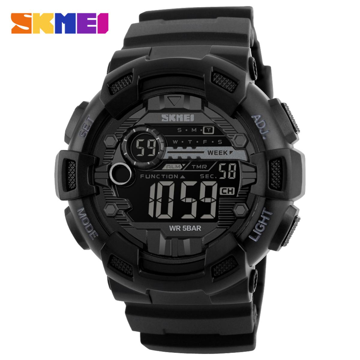 (New) men digital sport wristwatches fashion waterproof shockproof male hand clock watches men's electronic wrist watch 1243