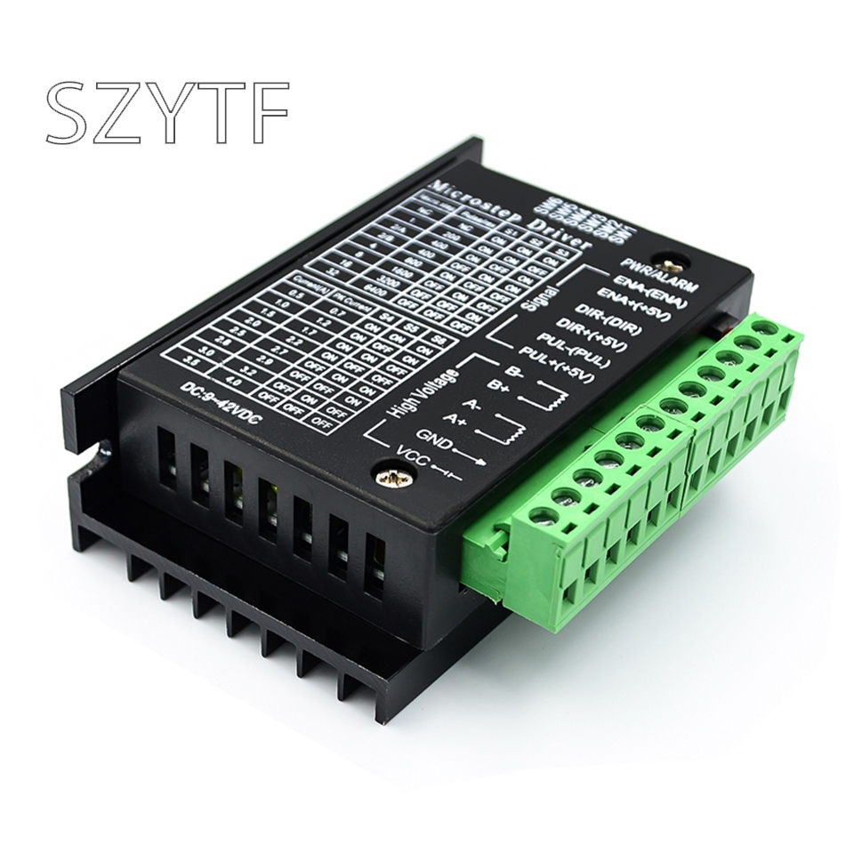 42/57 Stepper Motor Driver TB6600 Upgrade Version 32 Subdivision 4.0A 42V (Pulse 3-24V)