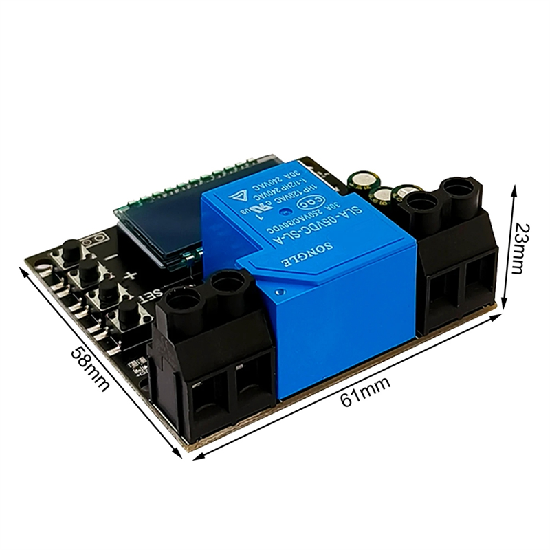 Coulomb Counter Module Power Indicator Lithium Battery Test Anti-Overcharge Overdischarge Protection Current 30A Meter 1 PCS Plastic. 