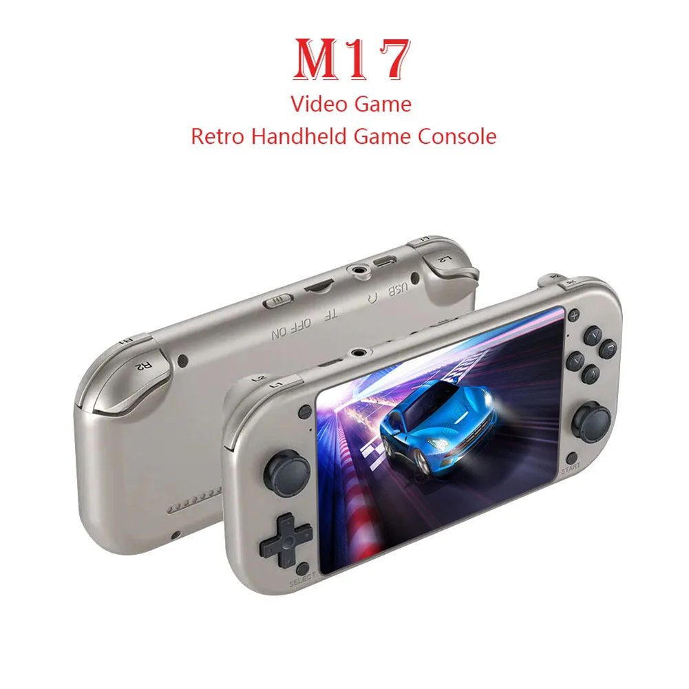 Qiunery 4.3 Inch Video Game Console With Built In 20000+ Games Games 1500MAH Battery Game Console 4K HD Video Nostalgic Game Controller 3D Joystick Console For Kids Men Women. 