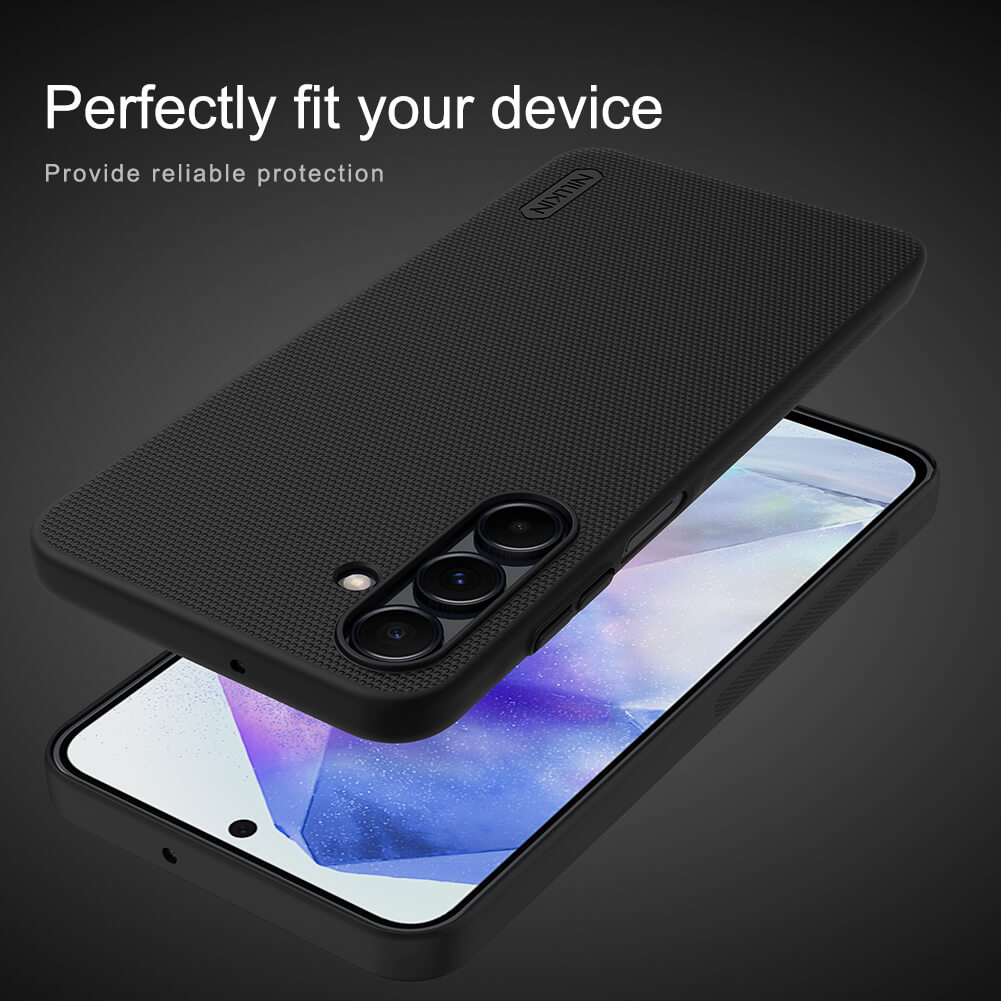 Nillkin / Galaxy A16 5G / Super Frosted Shield Matte cover case for Samsung Galaxy A16 5G Smartphone Back Case Cover - Black. 
