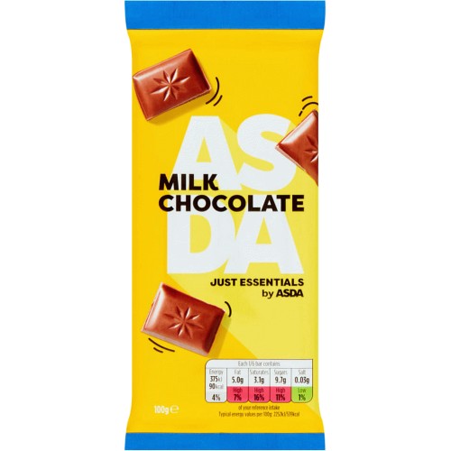 ASDA MILK CHOCOLATE (UK) - 100GM | Daraz.com.bd