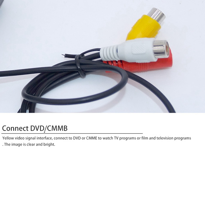 Mini TV 7 Inch HD Monitor 800X480 Portable Car LCD Screens on DVD/CMMB Two Input for Passenger Cars Trucks. 