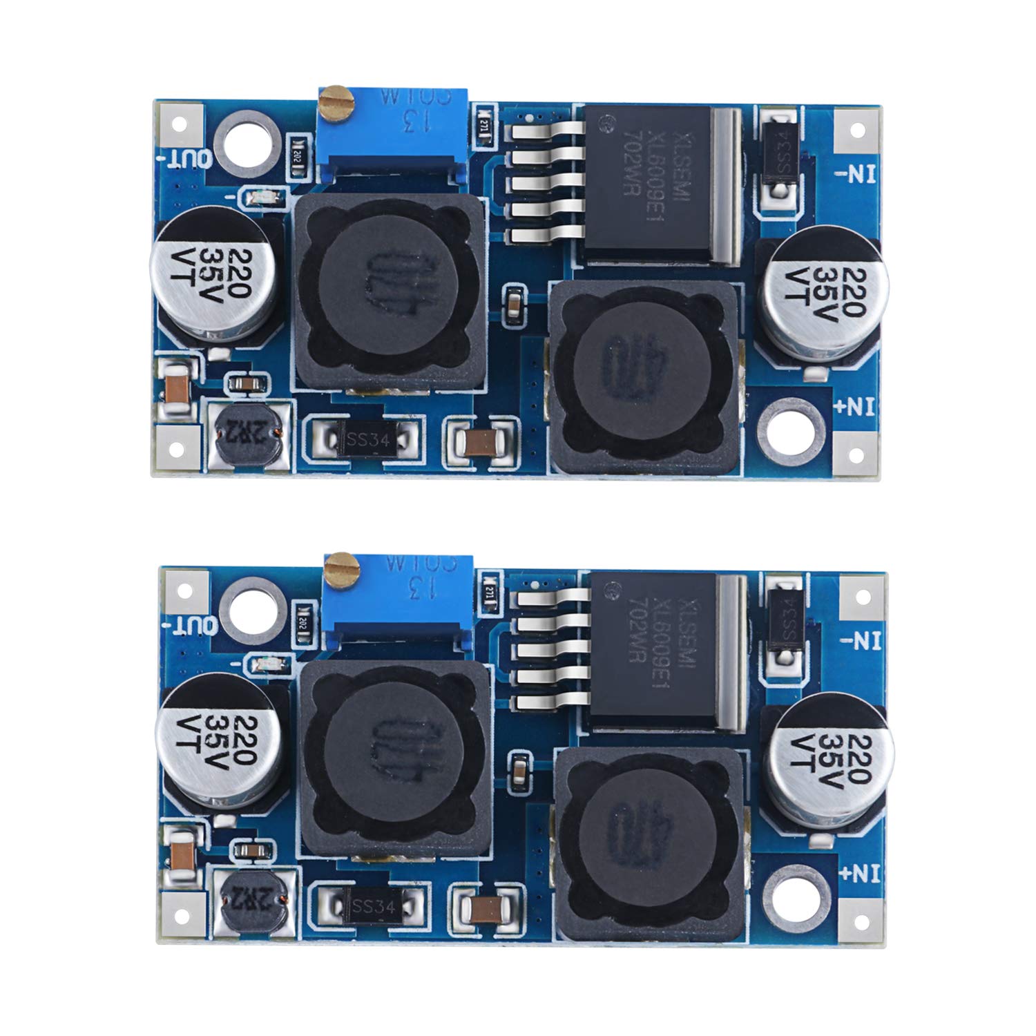 DC-DC XL6009 Boost Adjustable Step Up Step Down Converter Module Solar 1.25-36V Voltage Board Replace LM2596 XL4005 XL4015
