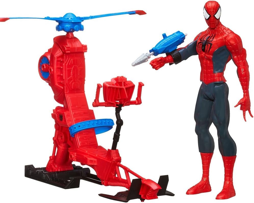 Hasbro A6747E27 Spider-Man Giant Action Figure with Spidercopter. 