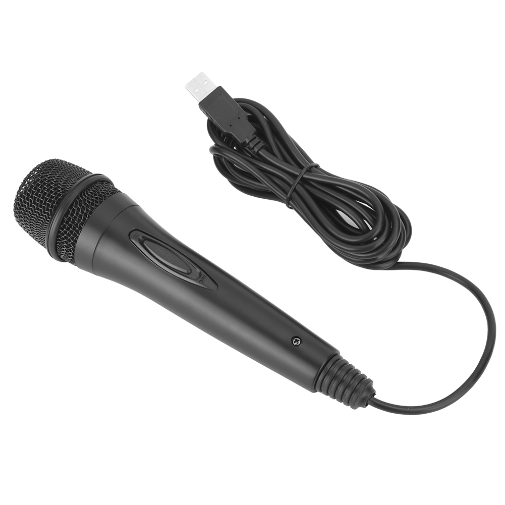 USB Wired Microphone Mic for PC PS4 Switch XBOX One 360 Wii Game Console. 