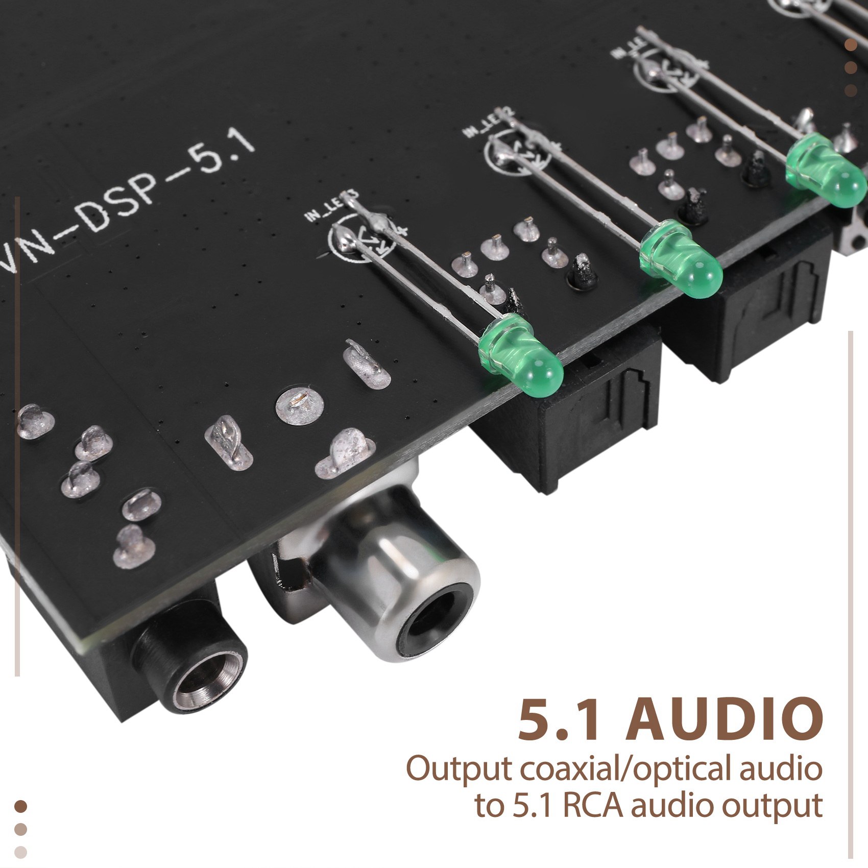 DAC Module 5.1 Channel AC-3 PCM Digital DTS HiFi Decoding Board. 