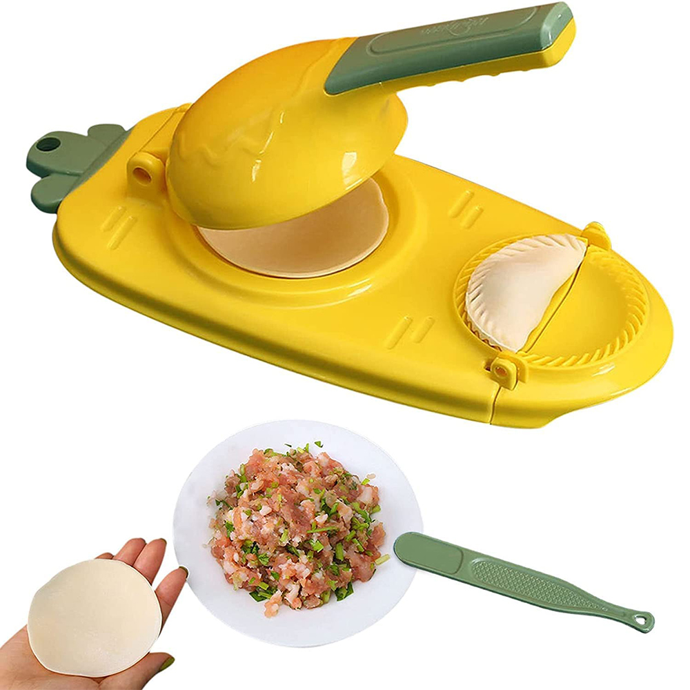 2 in 1 Magic Pitha Maker-2 in1 Dumpling Maker DIY Kit Wrapper Pressure Manual Labor-Machine Kitchen Gadgets. 