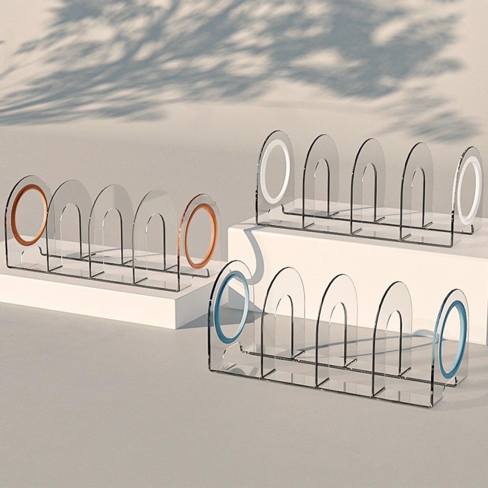 Transparent Bookshelf Modern Acrylic Acrylic Shelf Book Baffle for Home Office Study Room Students Book Organization Display. 