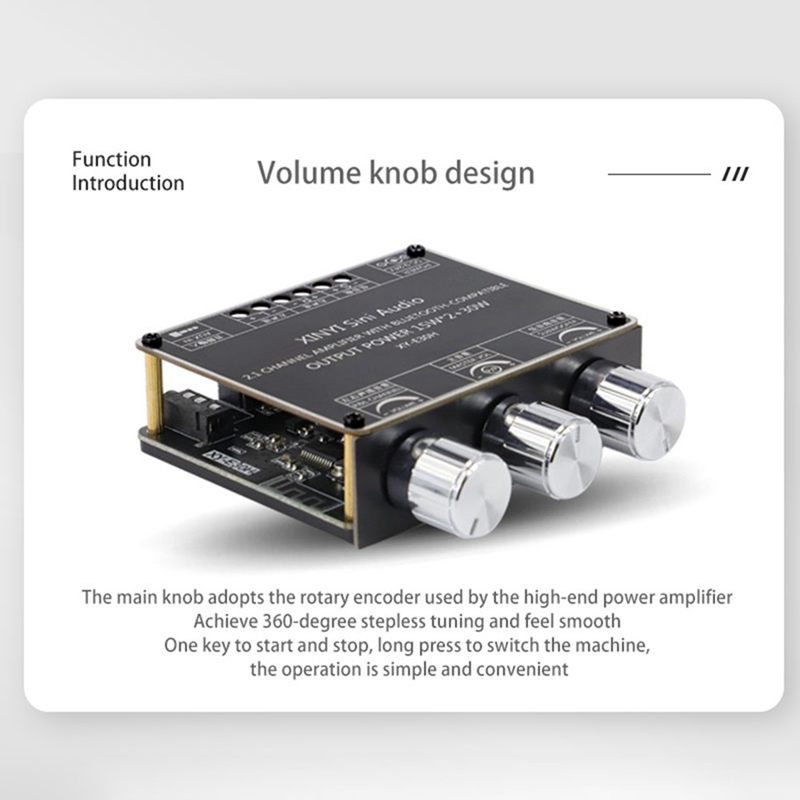 XY-E30H 2.1 Channel Bluetooth Audio Power Amplifier Board Module. 