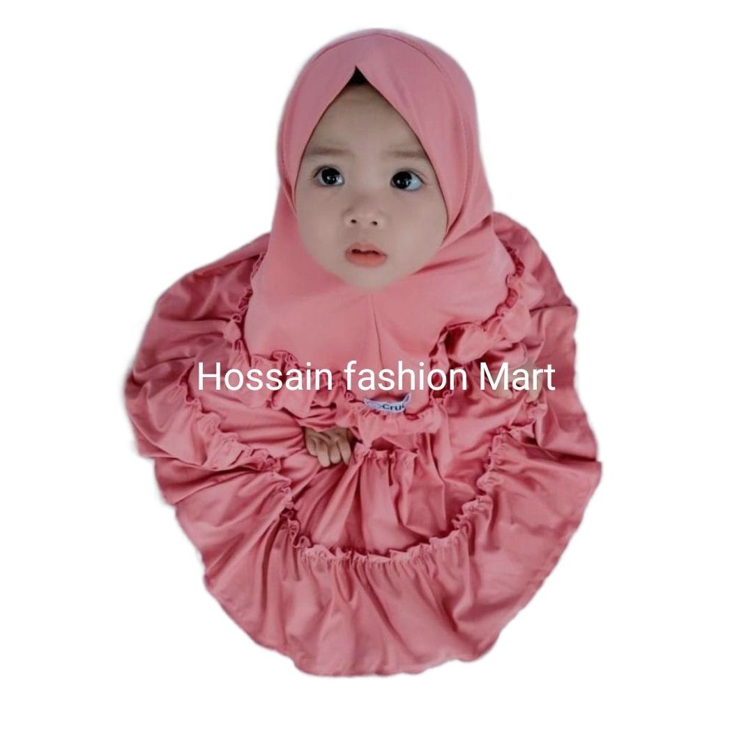 Baby Burka/ Kids Burka Full Set With Hijab.  (customize size color possible)