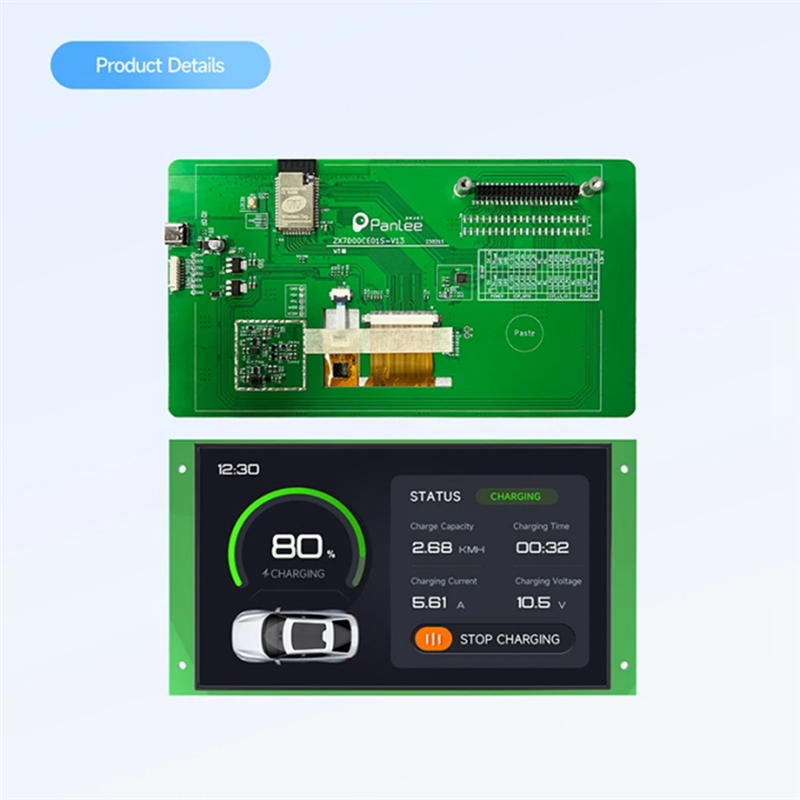 ESP32 Development Boad 7 Inch Capacitive Touch 800x480 Display ESP32-S3R8 MCU Optional RS485 Audio for Smart Home(B) Easy Install Easy to Use. 