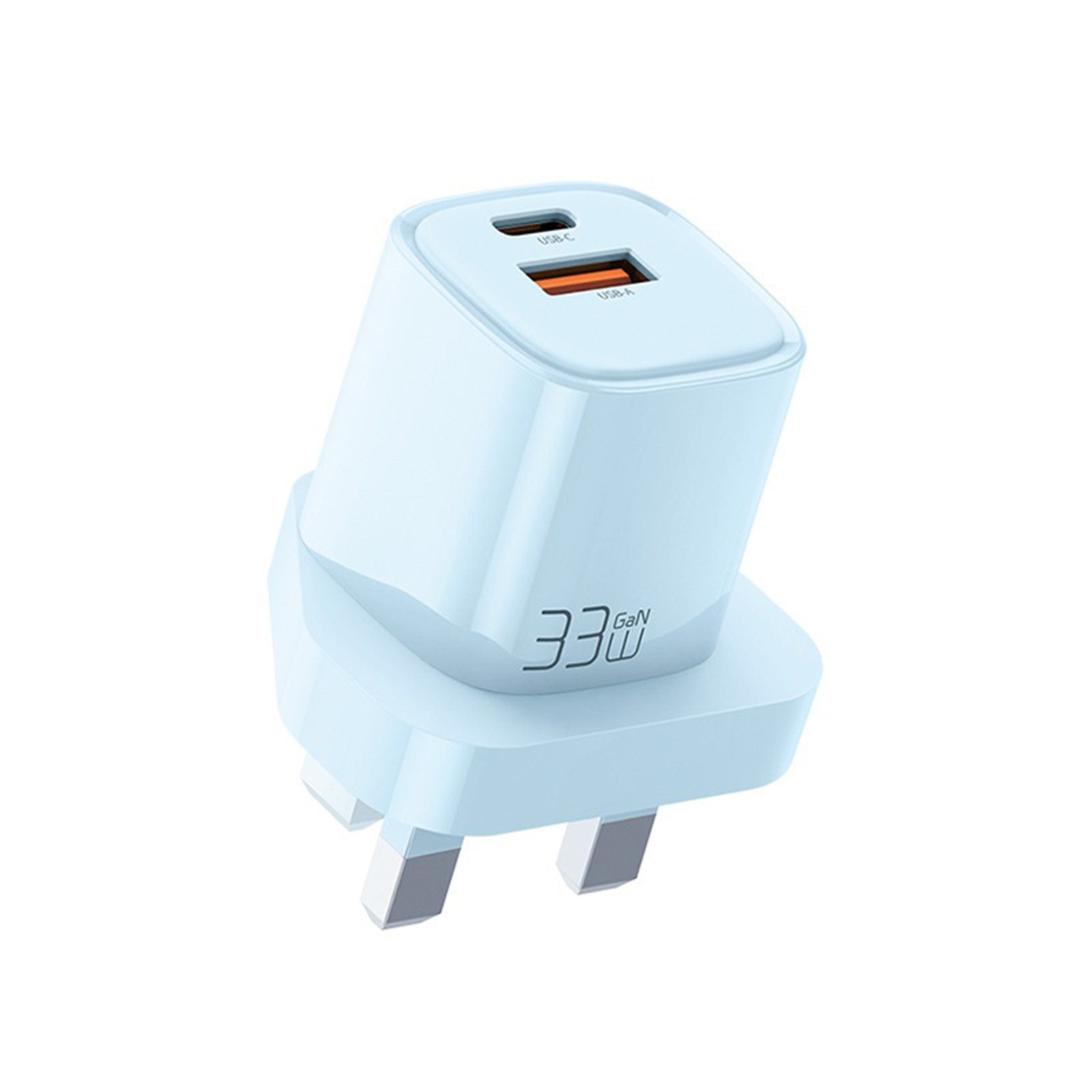 USB C Fast Wall Charger Block Fast Charging Plug Box Brick Cube 33W Dual Port PD Power Type C Charging For Laptops Smart Phone. 
