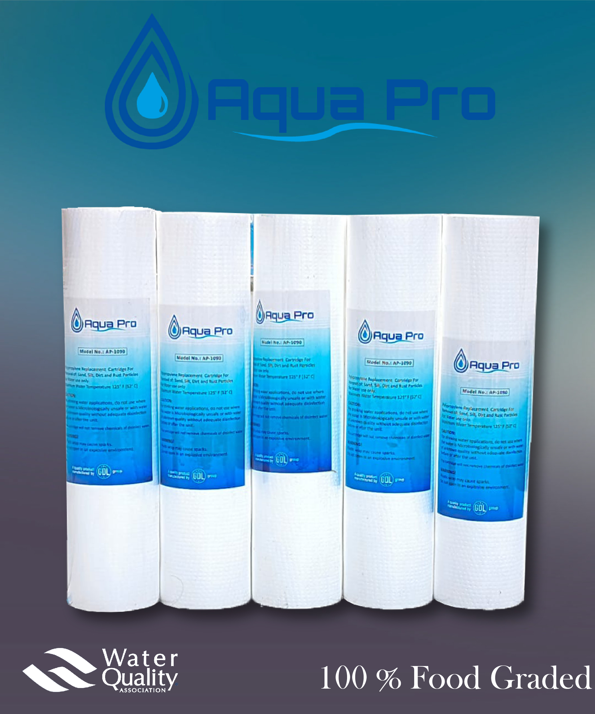 Water Purifier Aqua Pro Premium Quality PP Filter Cartridge Package Of 5 Pieces