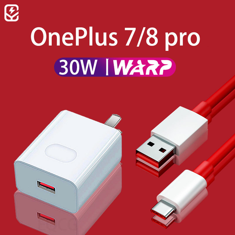 OnePlus 8 8 Pro OnePlus 7 Pro 7T Pro OnePlus Nord CE 5G Nord N10 5G USB Warp Charger Mclaren Dash Fast Wall Charge Adapter 100cm Type-C Cable For OnePlus 1+ 3T/5/5T/6/6T/ 8 Pro 8T OnePlus 7T Pro 7 Pro. 