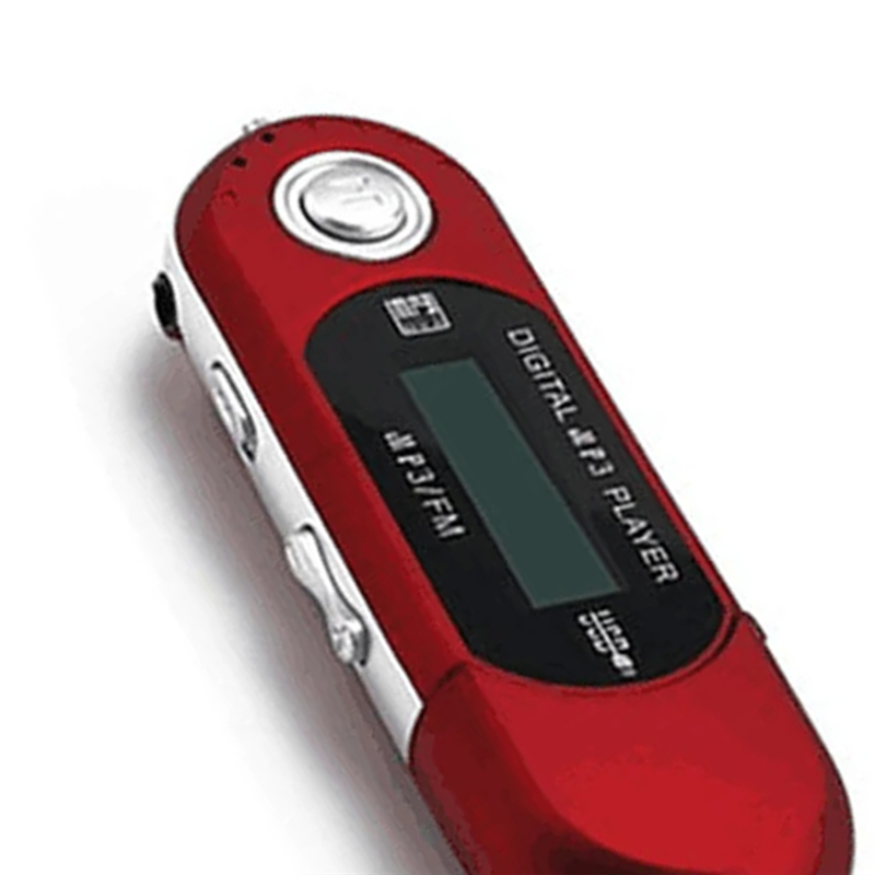 Mini MP3 Player USB 2.0 Small Flash Drive Multilanguage LCD Music Player with 3.5mm Audio Jack Automatic Shutdown Durable (A). 