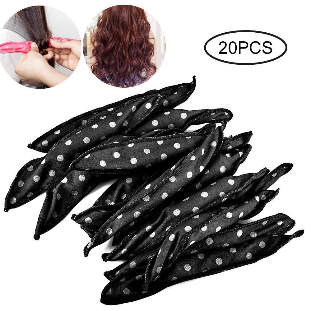 Foam Hair Curlers Pillow Cloth Hair Rollers No Heat Sleeping Soft
