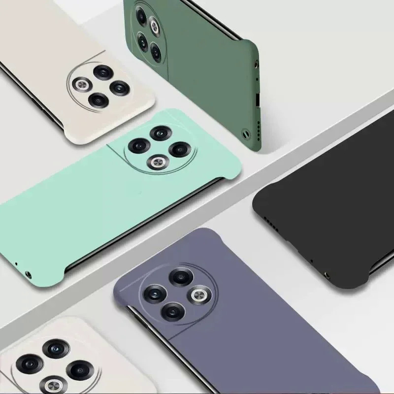 【NShisasN】Frameless Slim Skin Matte Hard Back Cover Case On For OnePlus 11 12 11R One Plus 11 11R OnePlus11 5G ShockProof Fundas Coque. 