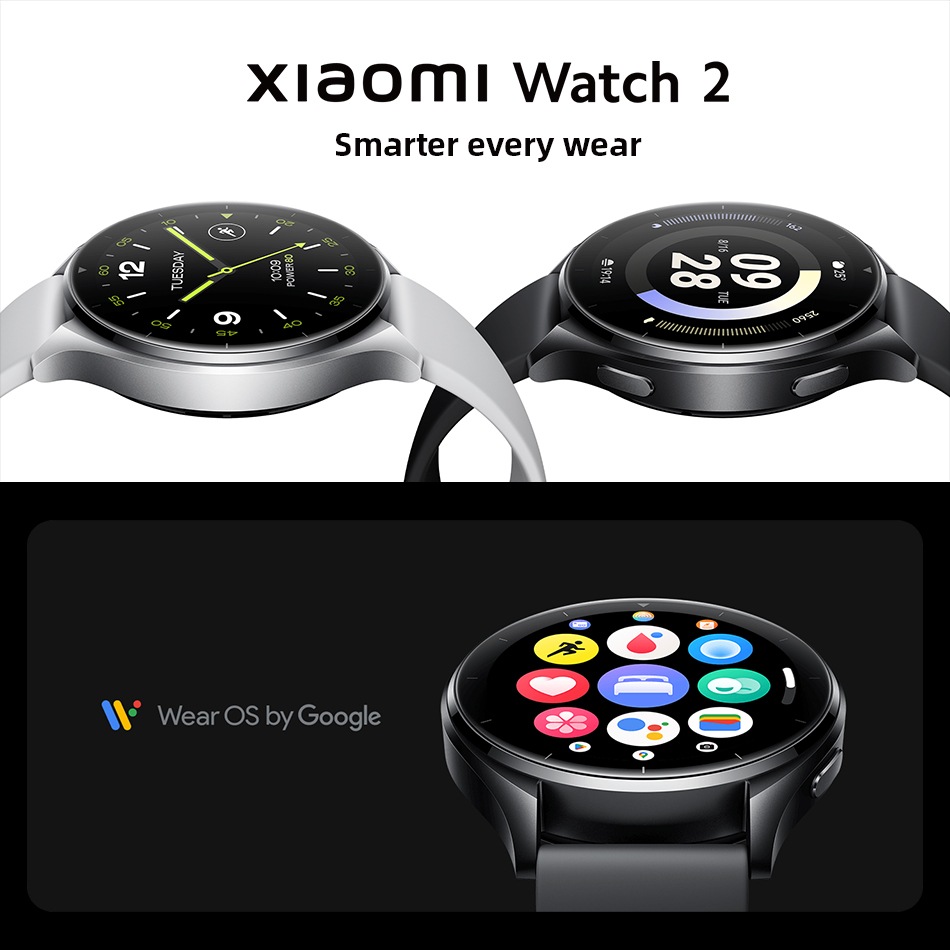 Global Version Xiaomi Watch 2 160+ Sports Modes 1.43 AMOLED Display 495mAh Battery Google Wear OS Google Play Mi Smartwatch. 