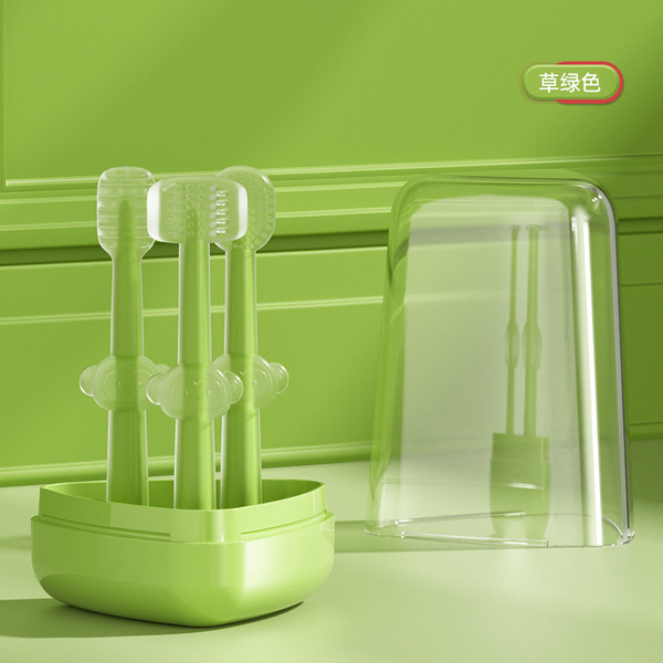 Baby Silicone 3pcs Brush Set
