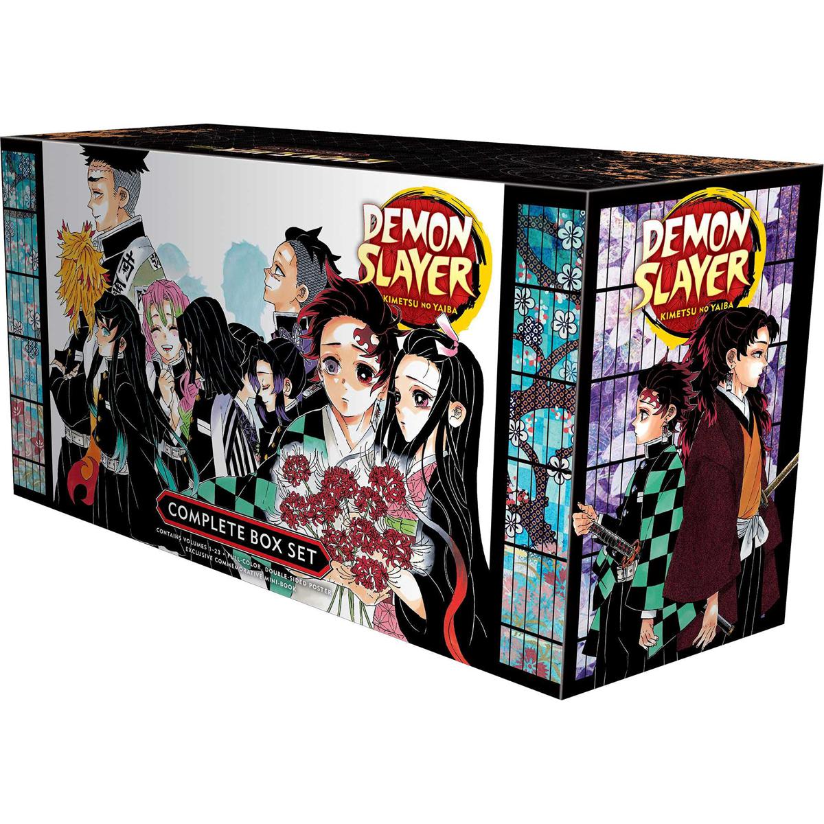 Demon Slayer Complete Box Set: Includes volumes 1/23 with premium (Demon Slayer: Kimetsu no Yaiba) Paperback Box set, November 9, 2021