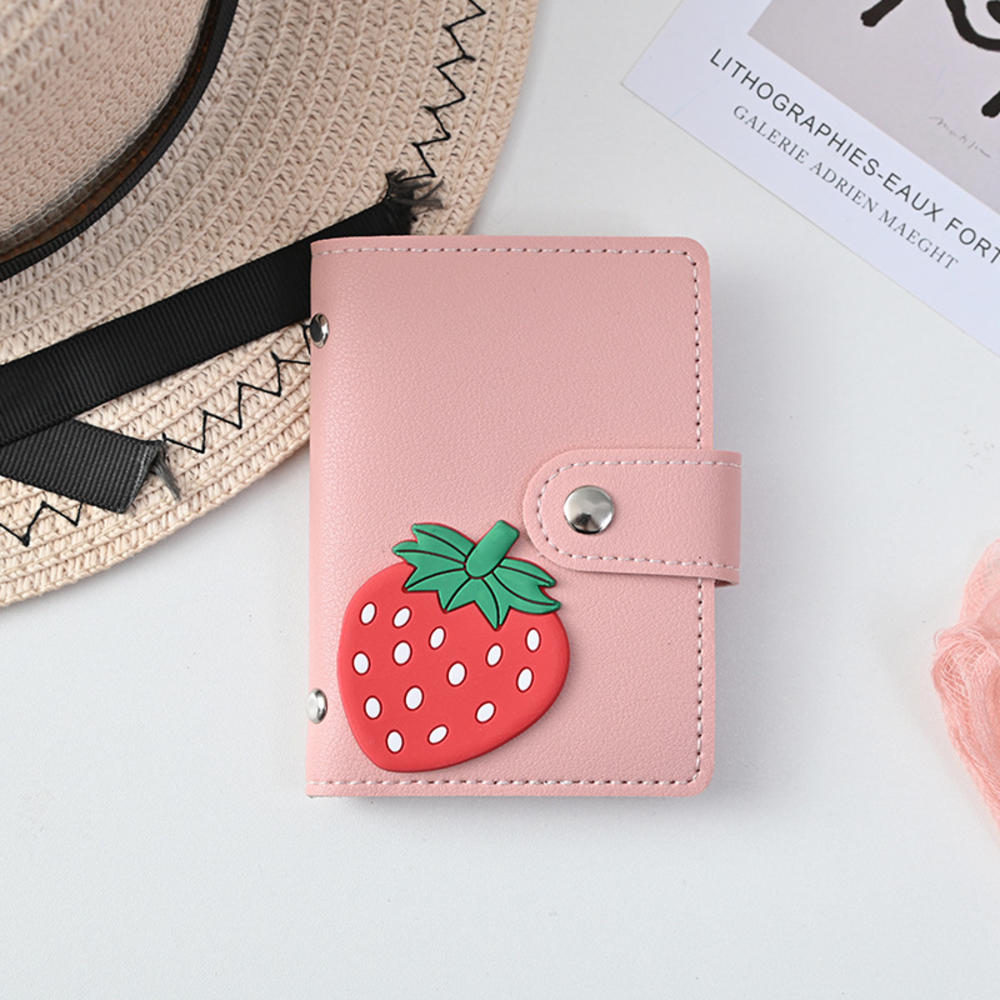 26 Bit Card Holder Card Holder Wallet PU Leather Wallet Cartoon Card Case 26 Bit Card Holder ID   Holder
