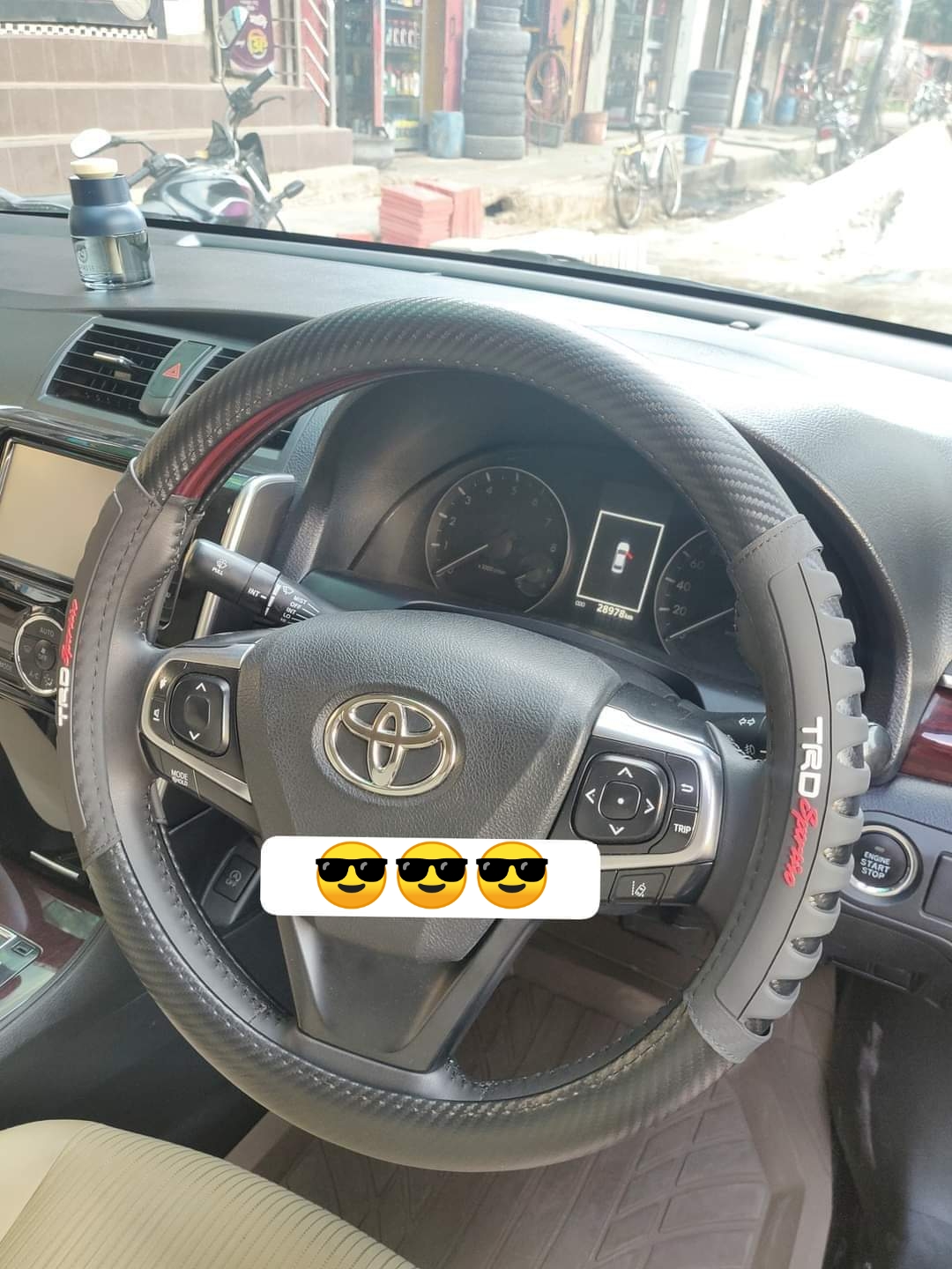TRD Premium Quality Steering wheel Cover. 