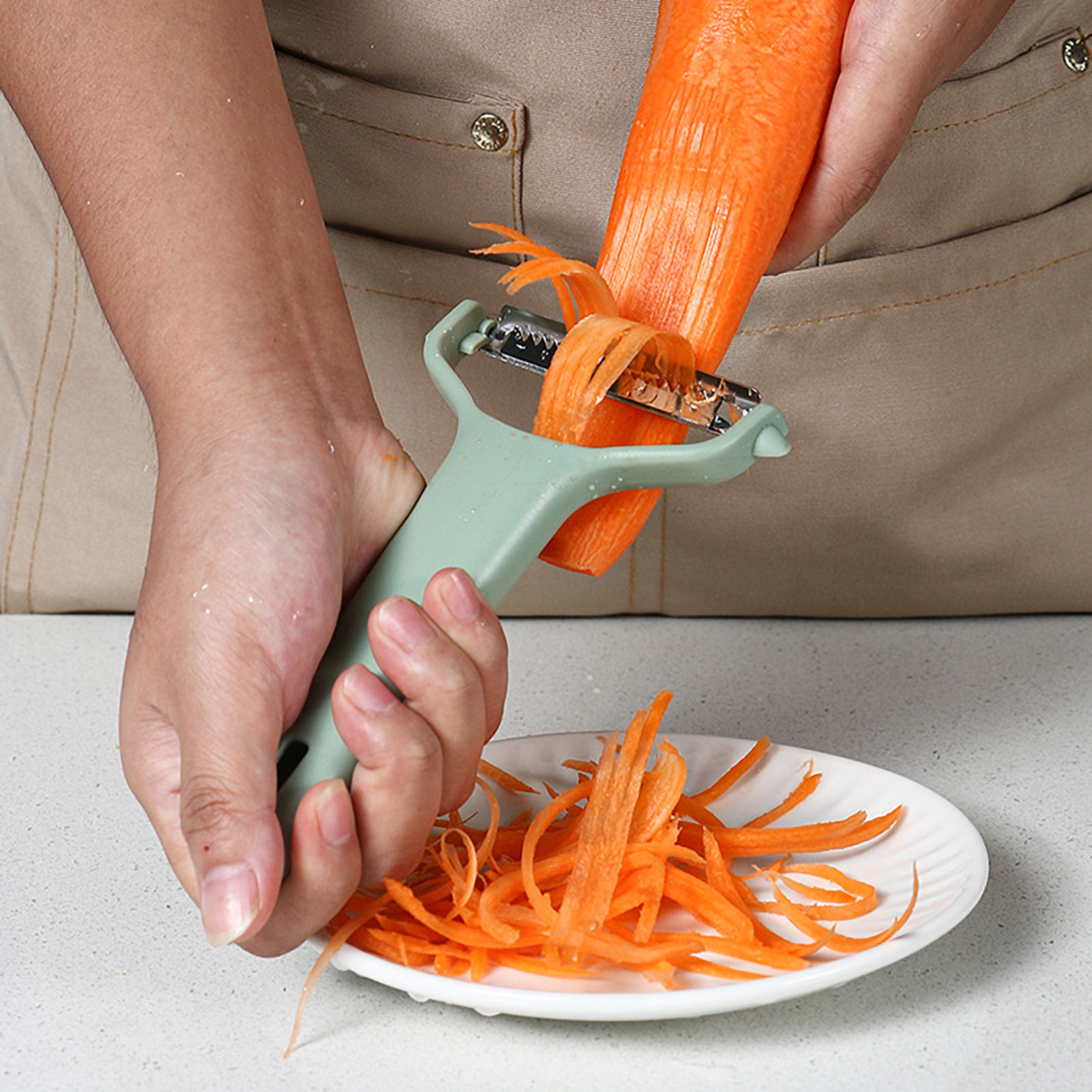 Vegetable Peeler Set Efficient Multi-functional Peeler Kit for Easy Peeling of Potatoes Fruits Vegetables Must-have Kitchen Gadget for Southeast Asian Buyers Multi-purpose Peeler Set. 