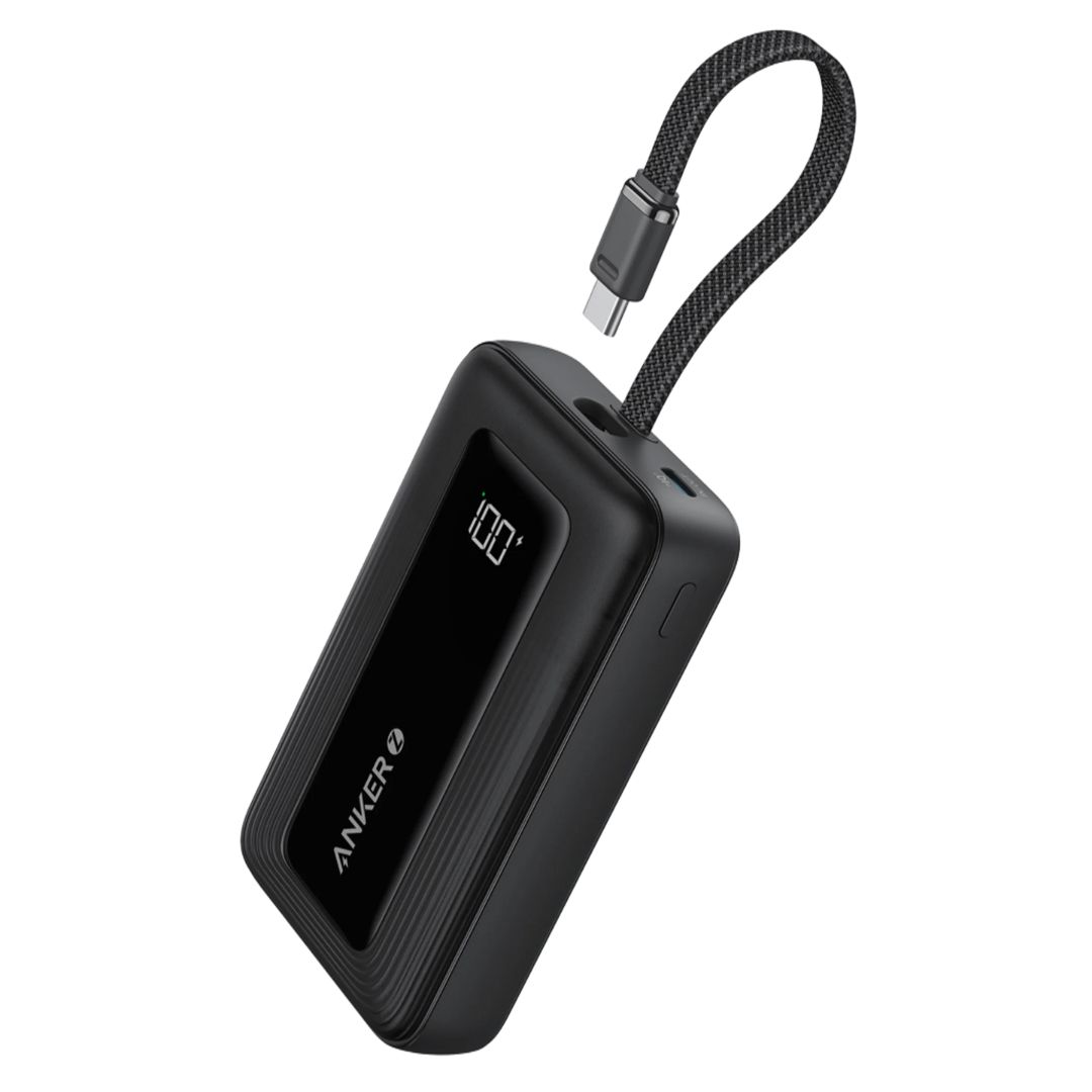 Anker Zolo Power Bank 20000mAh 30W with Built-in USB-C Cable (A1689). 