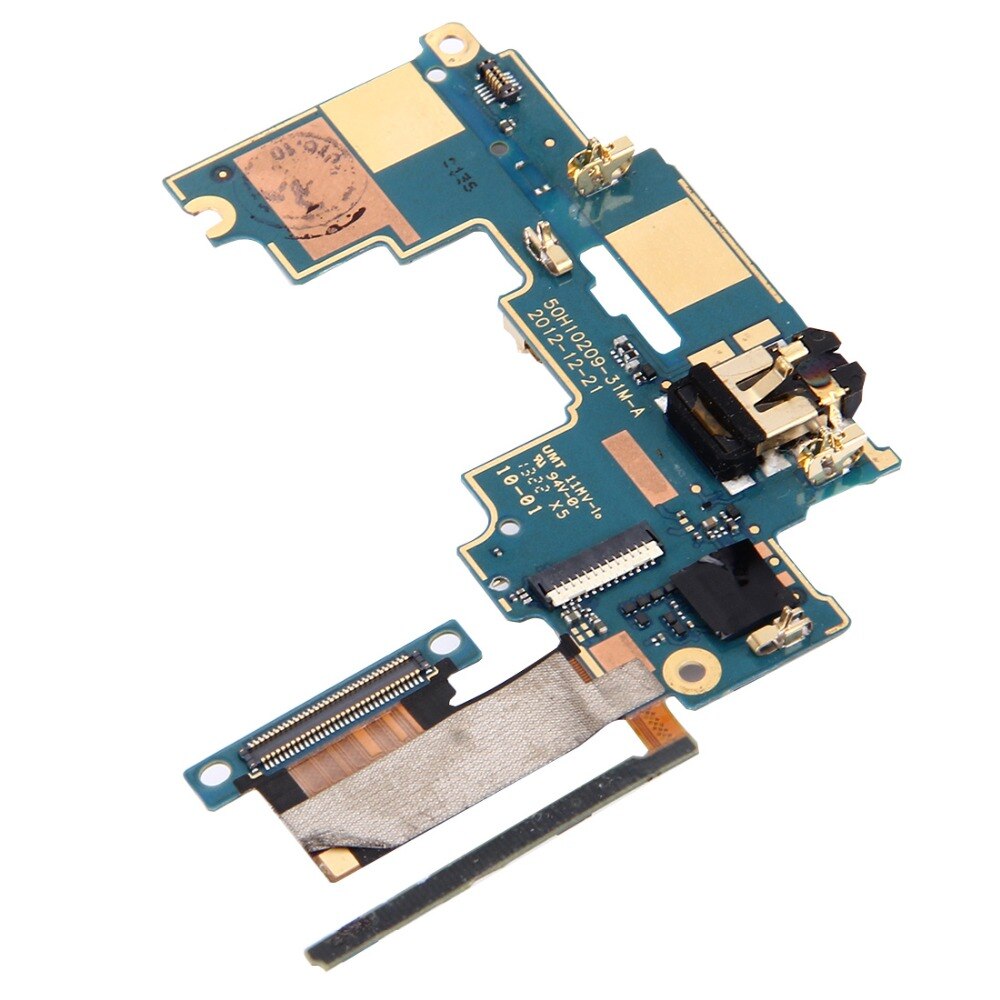For HTC One M7 / 801e / 801n Mainboard Volume Control Button || Earphone Jack Flex Cable. 