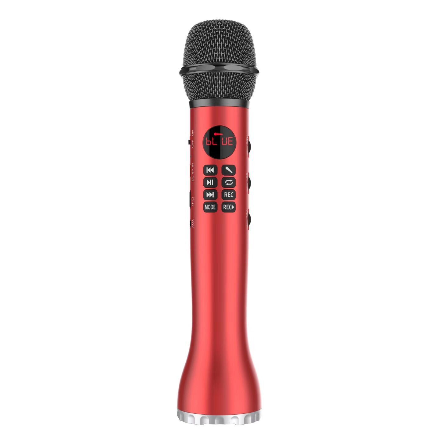 Brand MS-L598 Wireless handheld Microphone bluetooth Dynamic Microphone With Loudspeaker Recorder MP3player KTV for Android iOS PC. 