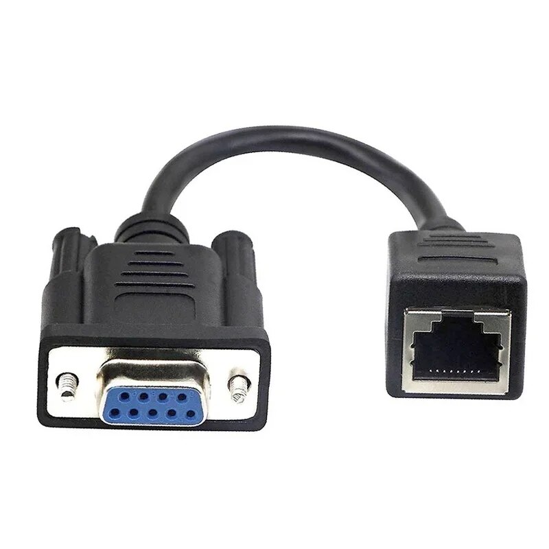 RJ45 to VGA Extender Male to LAN CAT5 CAT6 RJ45 Network Ethernet Cable Female Adapter Computer Extra Switch Converter. 