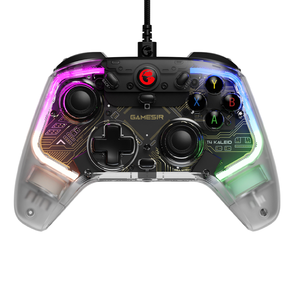 GameSir T4 Kaleid T4K Gaming Controller Wired Gamepad with Hall Effect applies to Nintendo Switch Windows PC Steam Android TV. 