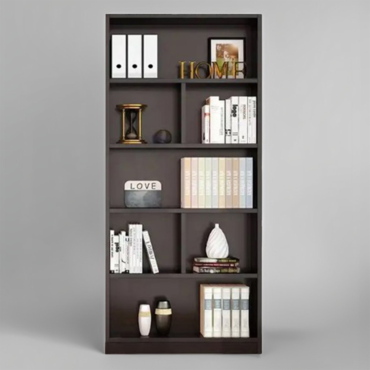 Simple Design Bookcase Display Rack, Modern Library Bookshelves, Industrial Display Bookshelf by Nice Furniture72/24. 