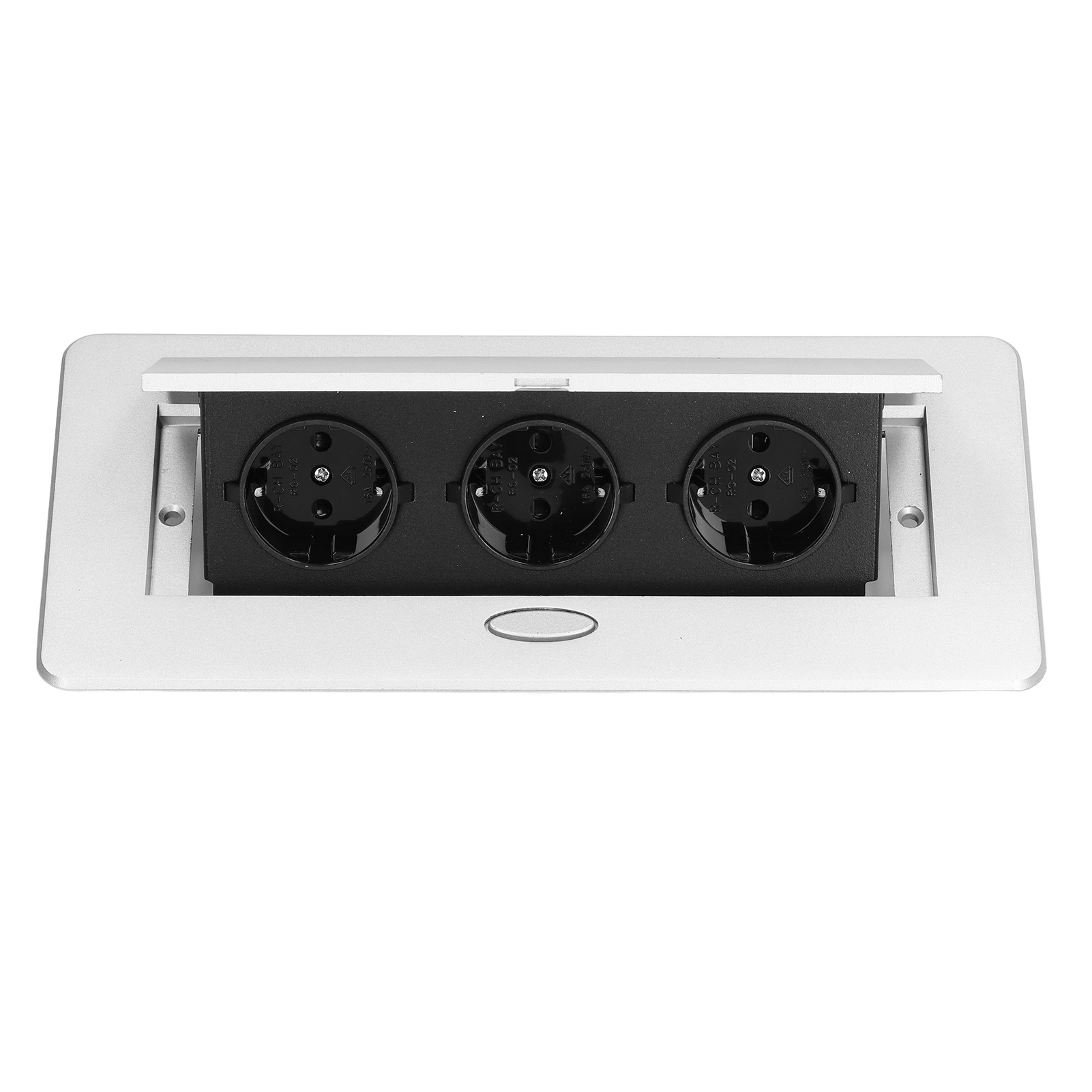 Floor Outlet Embedded Desktop Up Power Socket Cover Box Kit EU Standard 16A. 