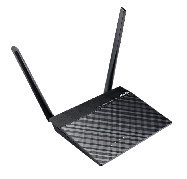 Asus RT-N12+b1 300 Mbps Ethernet Single-Band Wi-Fi Router. 