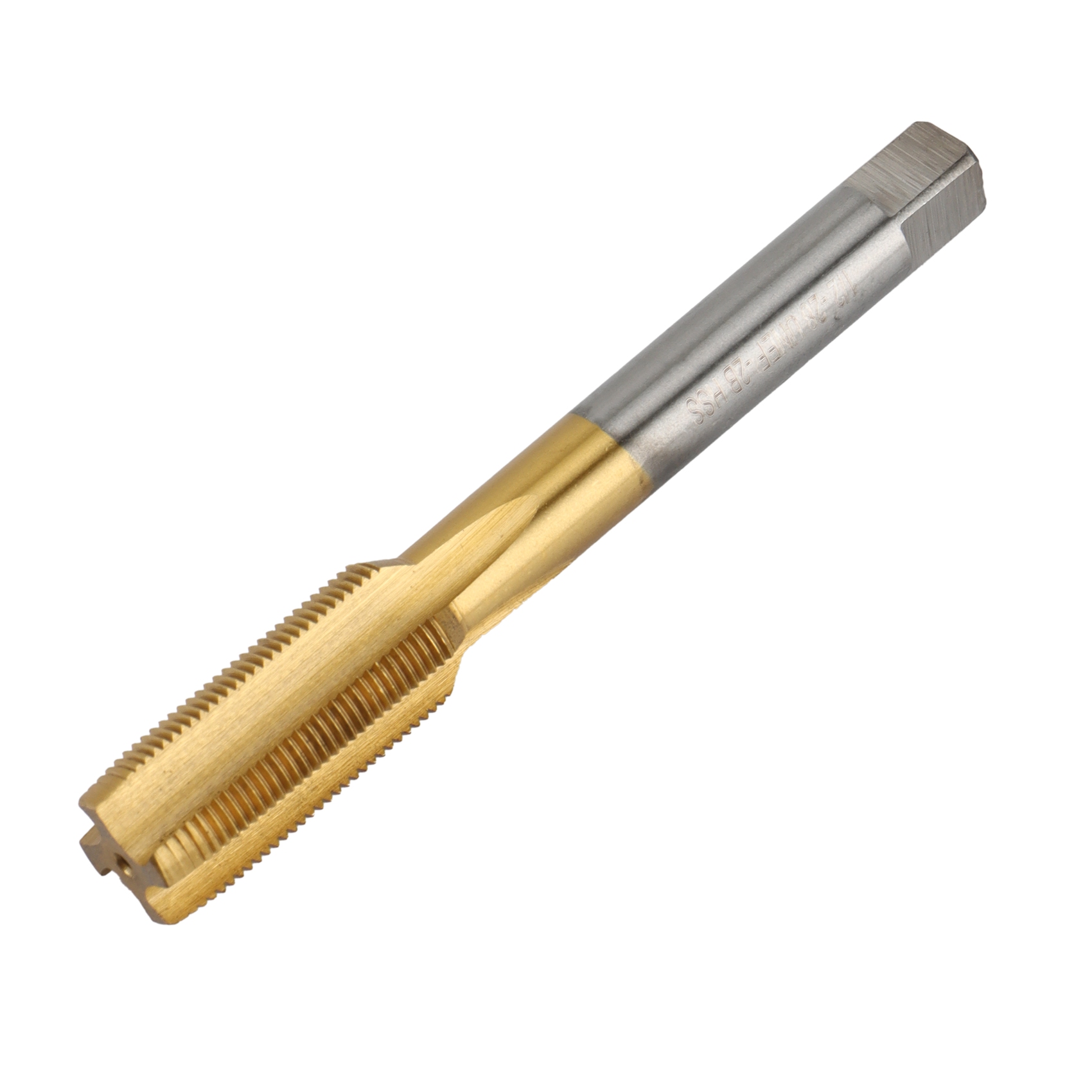 High Hardness UNF 1/2 -28 HSS Titanium Coated Tap & Round Die Set Right Hand Thread Tool for Mold Machining. 
