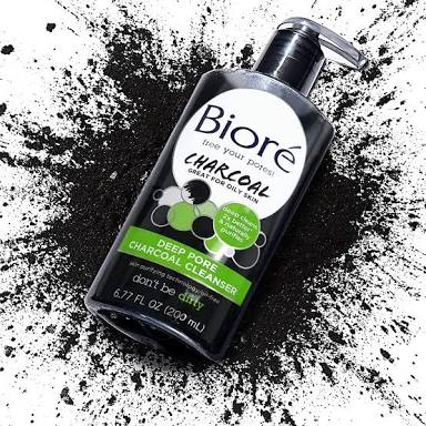 harga bioré deep pore charcoal cleanser