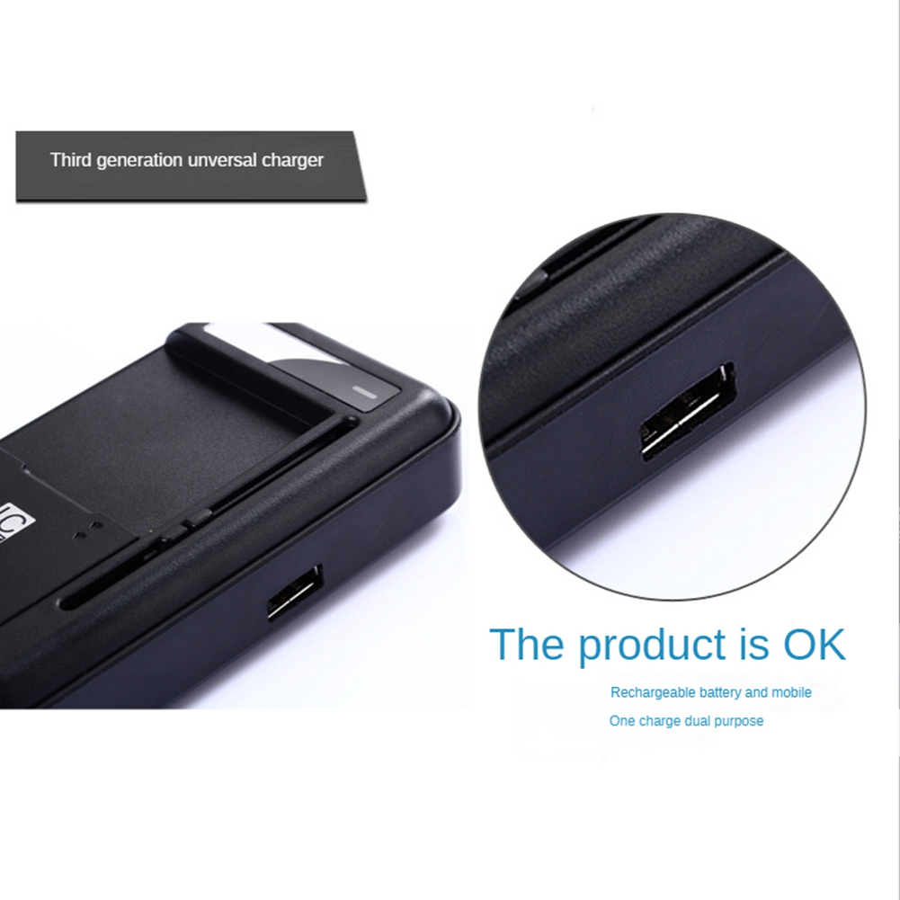 Universal Charger Universal Mobile Charger with USB Output Port for 4.35V High-Voltage for Cell Phone Charg US Plug. 