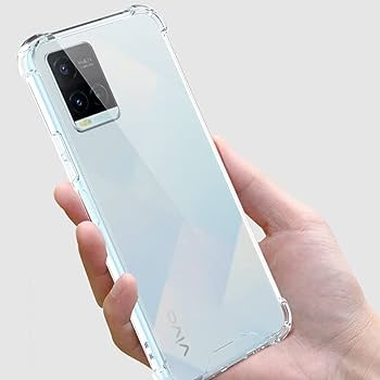 Cover Per Vivo Y21 2021/V2111 + Pellicola Vetro Temperato – Custodia TPU Morbida Trasparente Antiurto, Kit Protezione Completo - 5