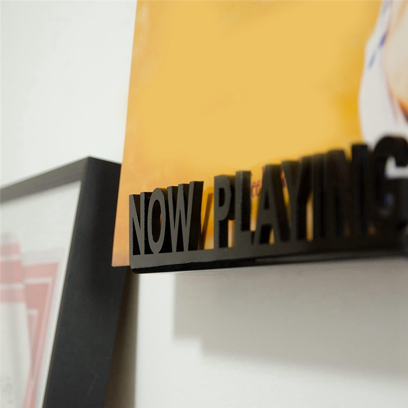 Wall Mount CD Record Display Stand Now Playing Acrylic Vinyl Record Shelf for Home Decoration White Durable. 