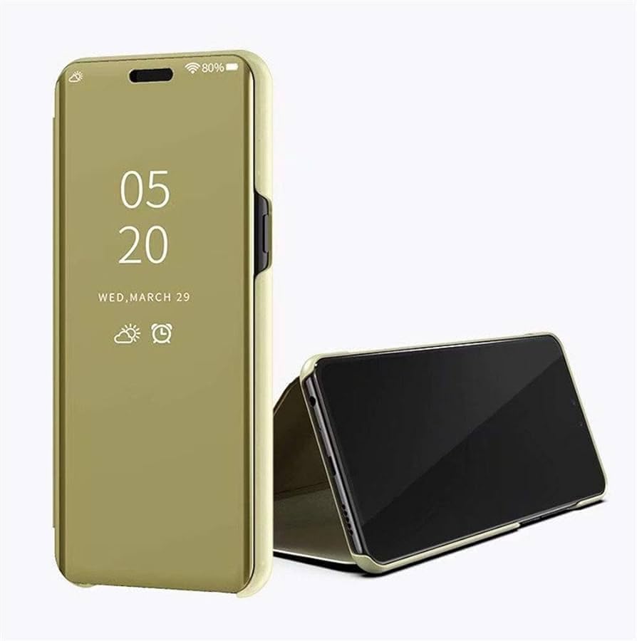 Flip Mirror Case For Samsung Galaxy S7 EDGE Clear View Mirror Stand Flip Cover. 