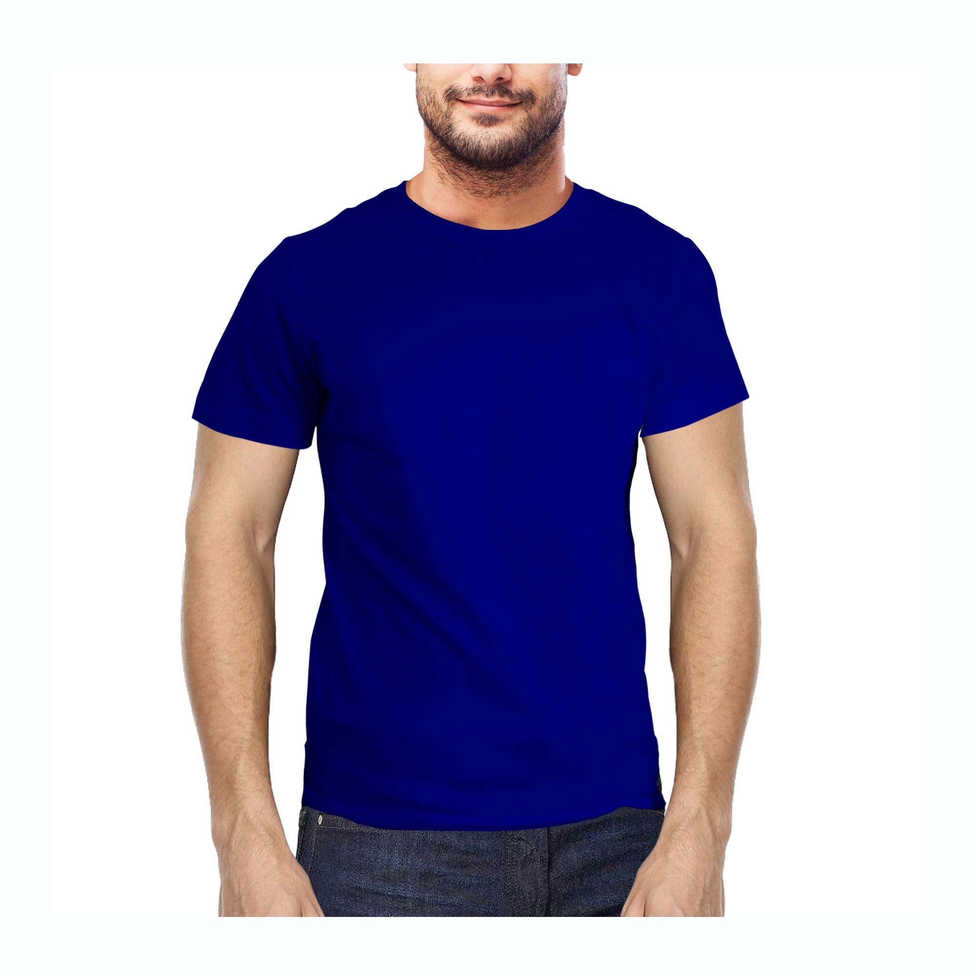 Blue colour outlet t shirt