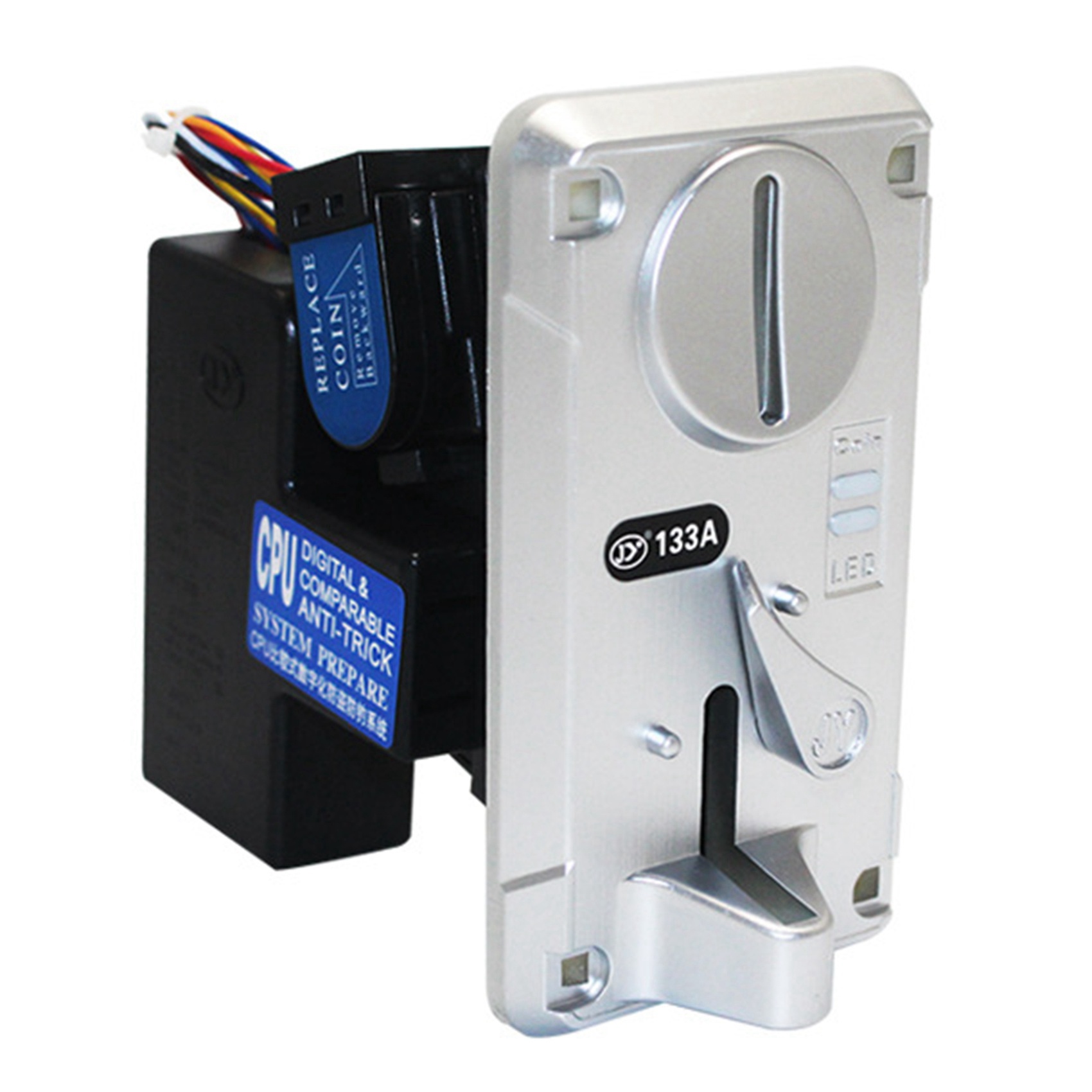 3X Coin Acceptor Coin Pusher JY133A CPU Arcade Coin Selector for Vending Machine Arcade Game Ticket Exchange. 