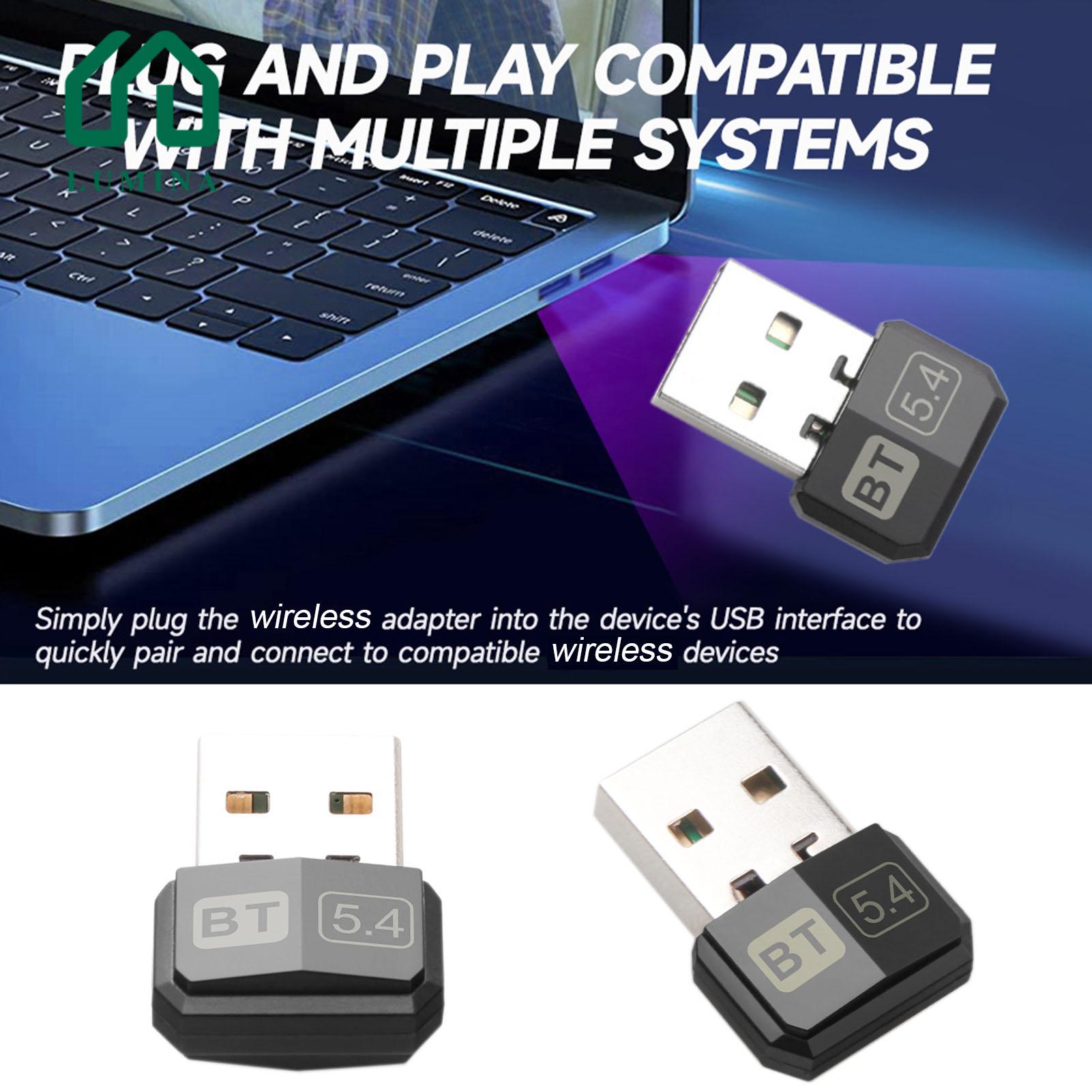 Lumina Multi-device Connector Compact Bluetooth Usb Adapter for Multi-device Connection Portable Universal Keyboard Headphone Receiver Buyers' Choice Bluetooth-compatible Adapter. 