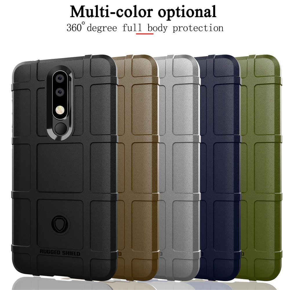Orgstyle Cover per Nokia 3.1 Plus Custodia con Cinturino, Trasparente Case con Laccio per Il Collo, Morbido Silicone TPU Antiurto Protettiva Case Cordino Custodia con Smartphone Collana, Verde