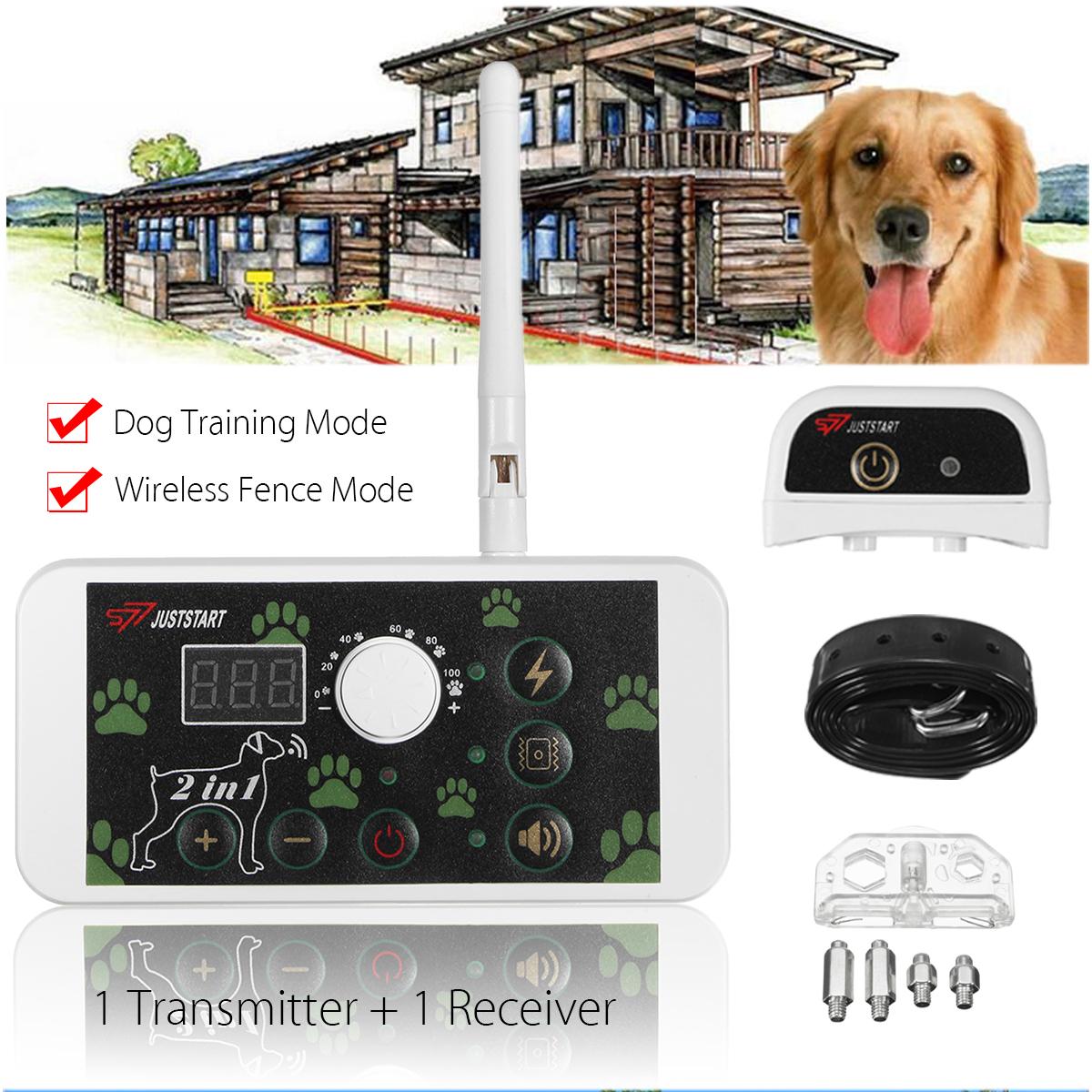 Juststart wireless dog fence electric cheap pet containment system